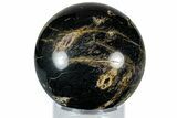 Polished Petrified Palm Wood Sphere - Indonesia #309182-1